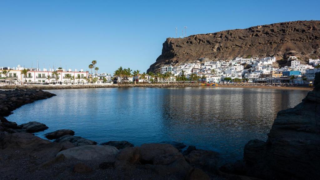 Apartamentos Las Palmeras Puerto De Mogan Bagian luar foto