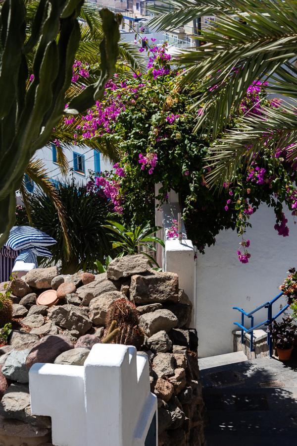 Apartamentos Las Palmeras Puerto De Mogan Bagian luar foto